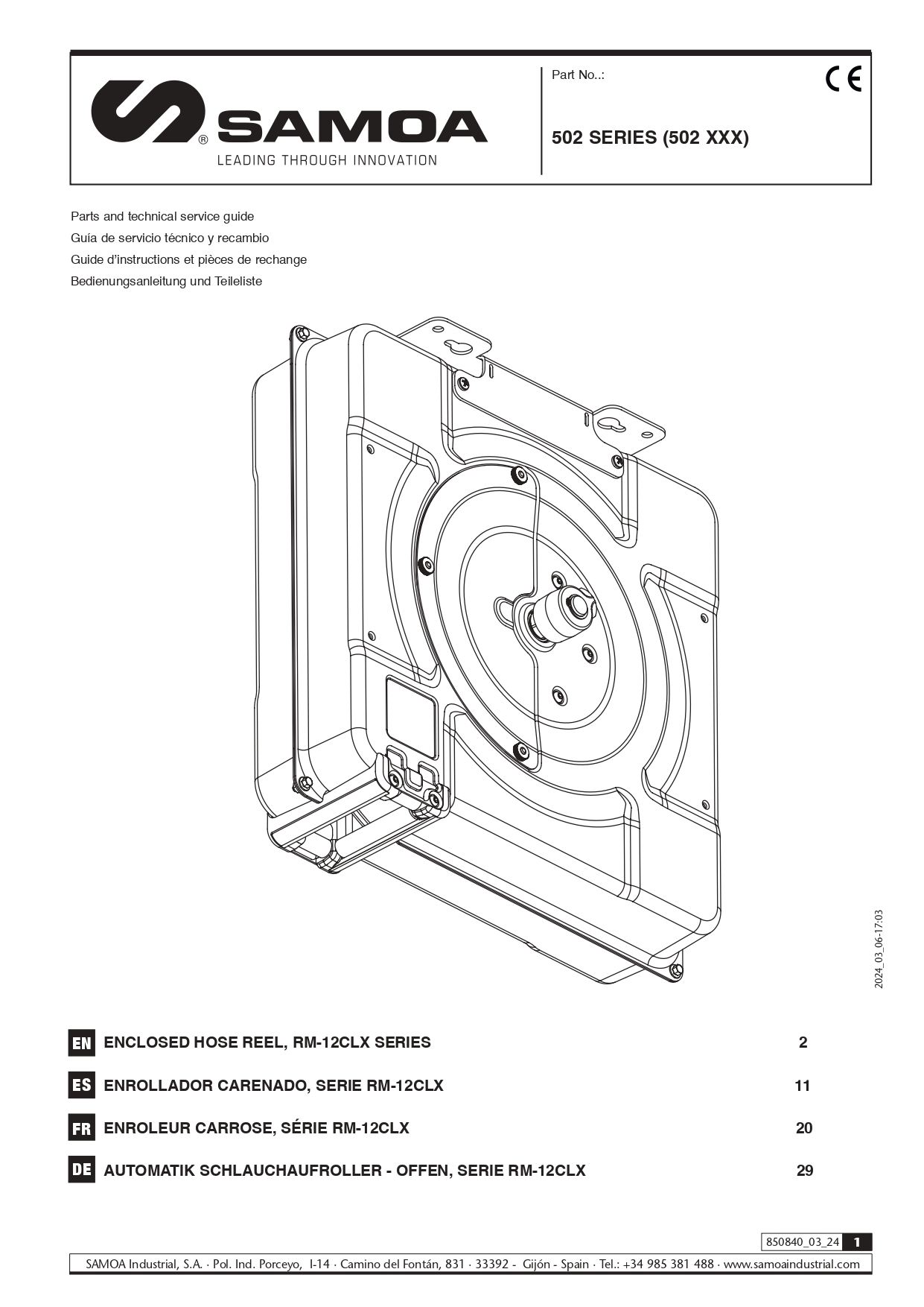 502XXX - Product Manual 	502XXX - Product Manual