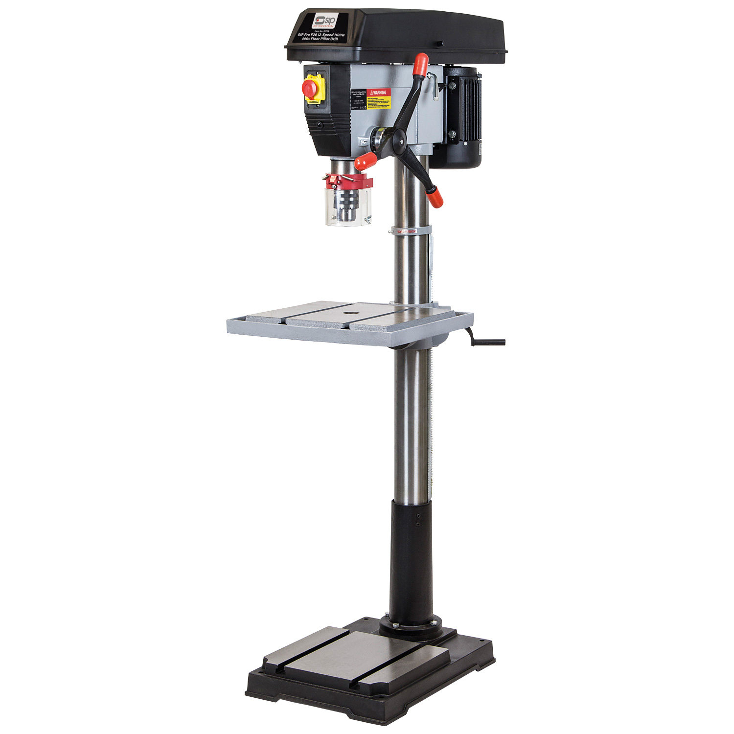 SIP air compressors - SIP Pro F20 12-Speed 1100w 400v Floor Pillar Drill