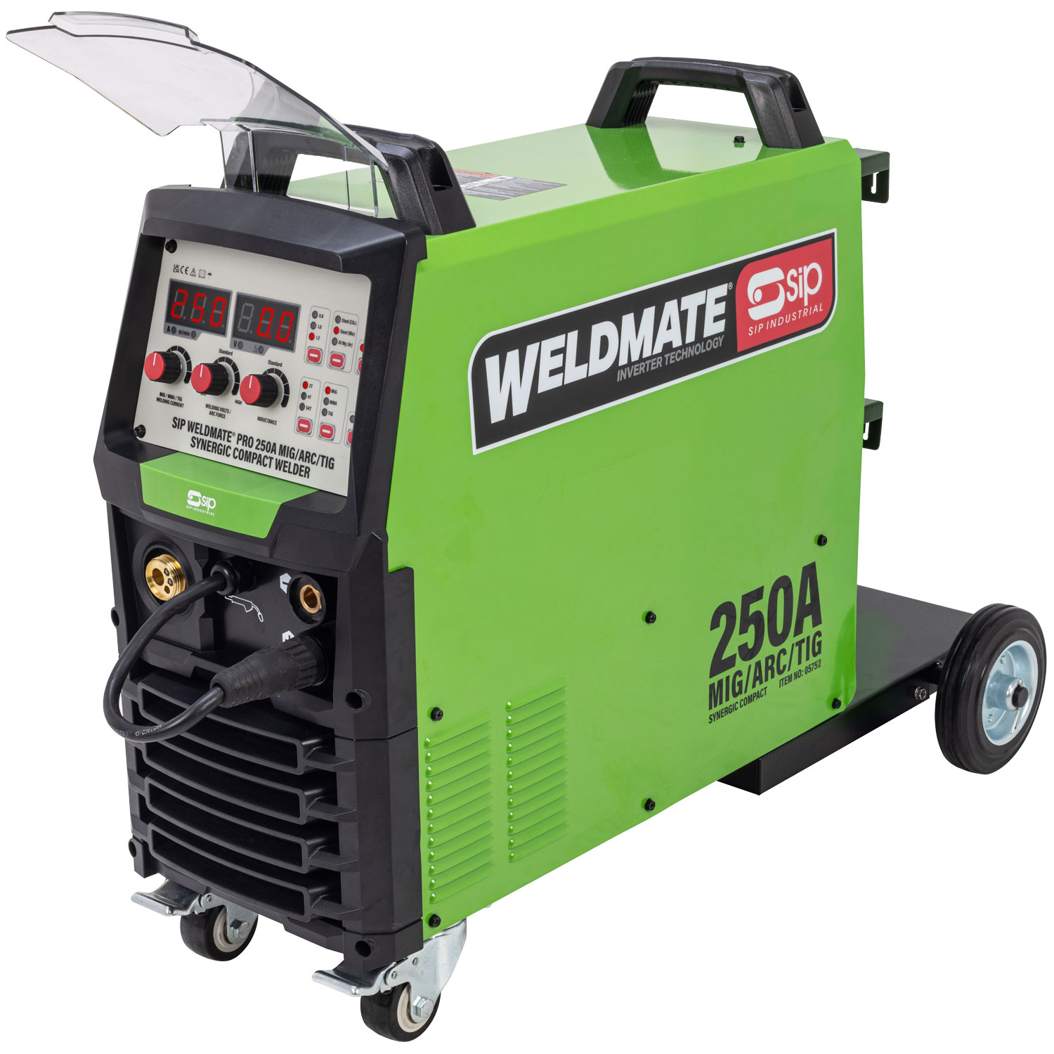 SIP air compressors - SIP WELDMATE® PRO 250A MIG/ARC/TIG Synergic Compact Inverter Welder